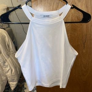 ZARA WHITE HALTER TOP